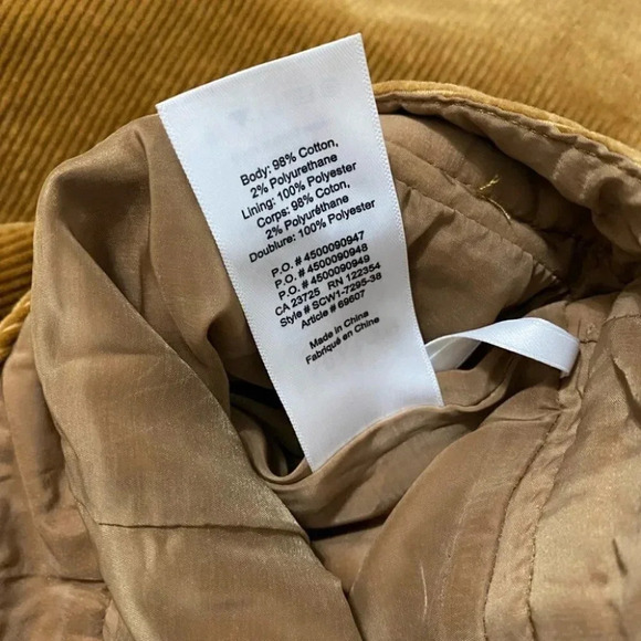 Aritzia - Babaton Toby Corduroy Midi Skirt in Golden Amber - Picture 6 of 8